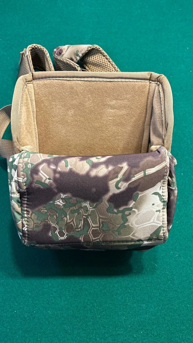 Marsupial Enclosed Binocular Chest Pack, MultiCam Camouflage, Magnetic, Small, w